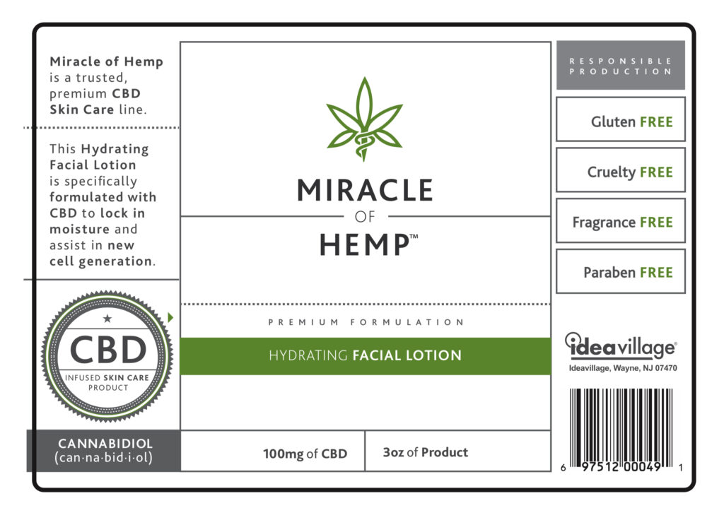 facial-lotion-miracle-of-hemp-packaging-label