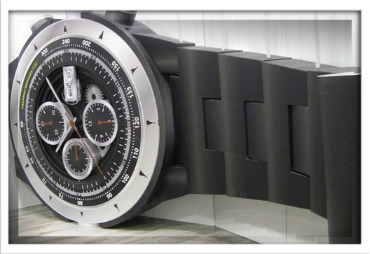 Corrugate Wristwatch Trade Show Display