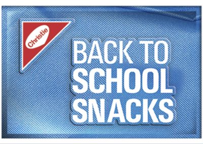 Mondelēz Back to School Retail POS design