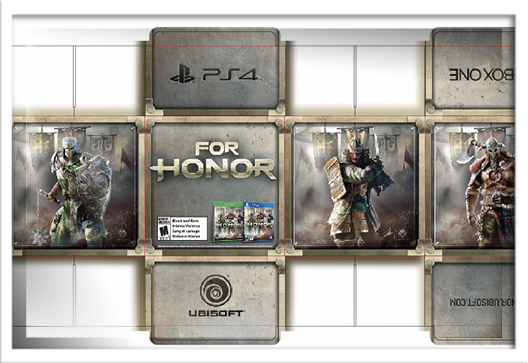 Ubisoft – For Honor – Point of Sale Displays