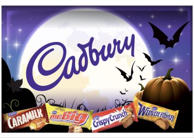 Cadbury Halloween POS Design
