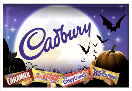 Cadbury Halloween POS Design