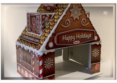 Gingerbread House Retail Display